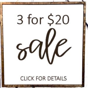 $$$ 3 for $20 dollars! Any listing with $$$ bundle 3 and get for $20!